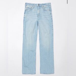 AE Strigid Curvy Super High-Waisted Baggy Straight Jean